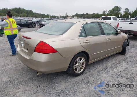 2007 Honda Accord 2.4 Ex из США, поврежденный, VIN 1HGCM56807A186477